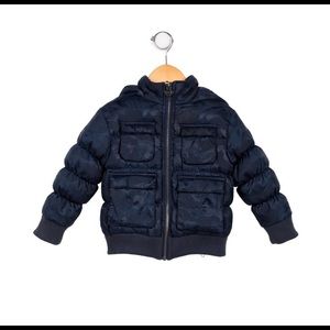 Appaman Boys Navy Hooded Puffer Coat